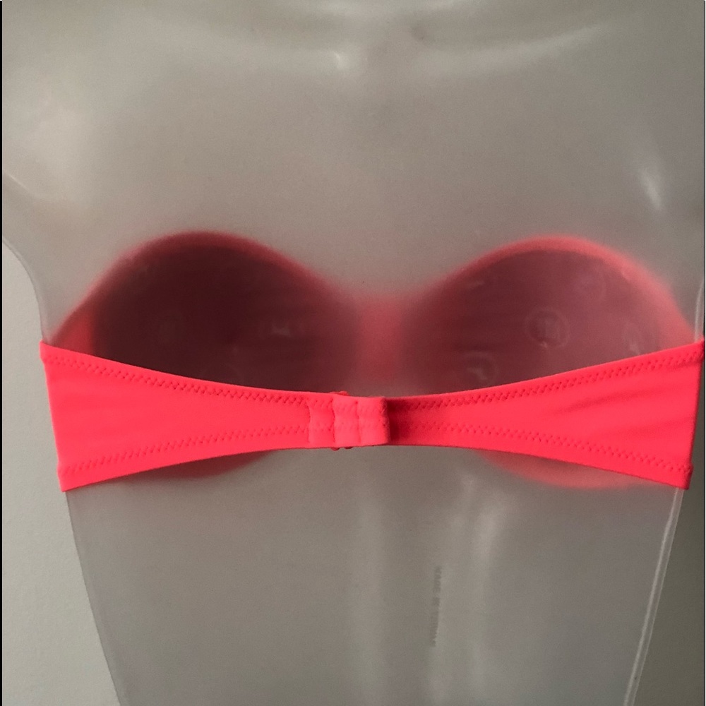 PINK VICTORIA’S SECRET CORAL BOKINI 👙 TOP SIZE S - Picture 4 of 6